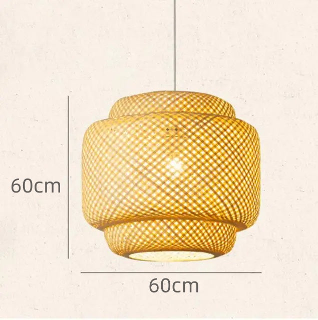 Large Bamboo Pendant Light