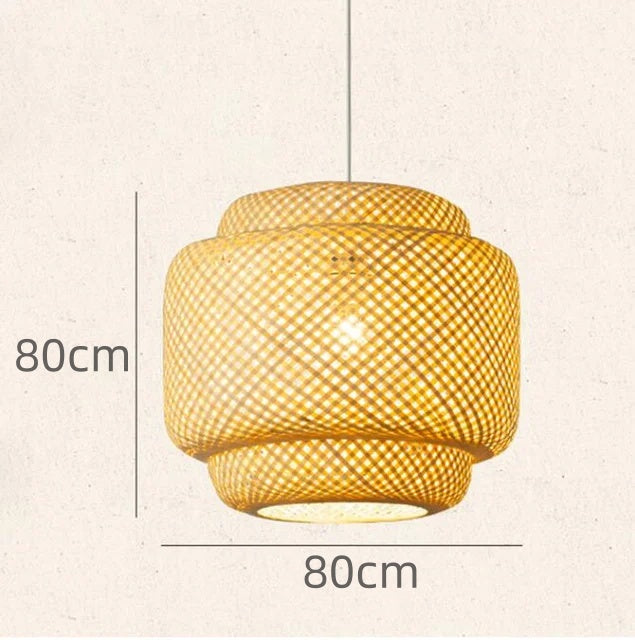 Large Bamboo Pendant Light