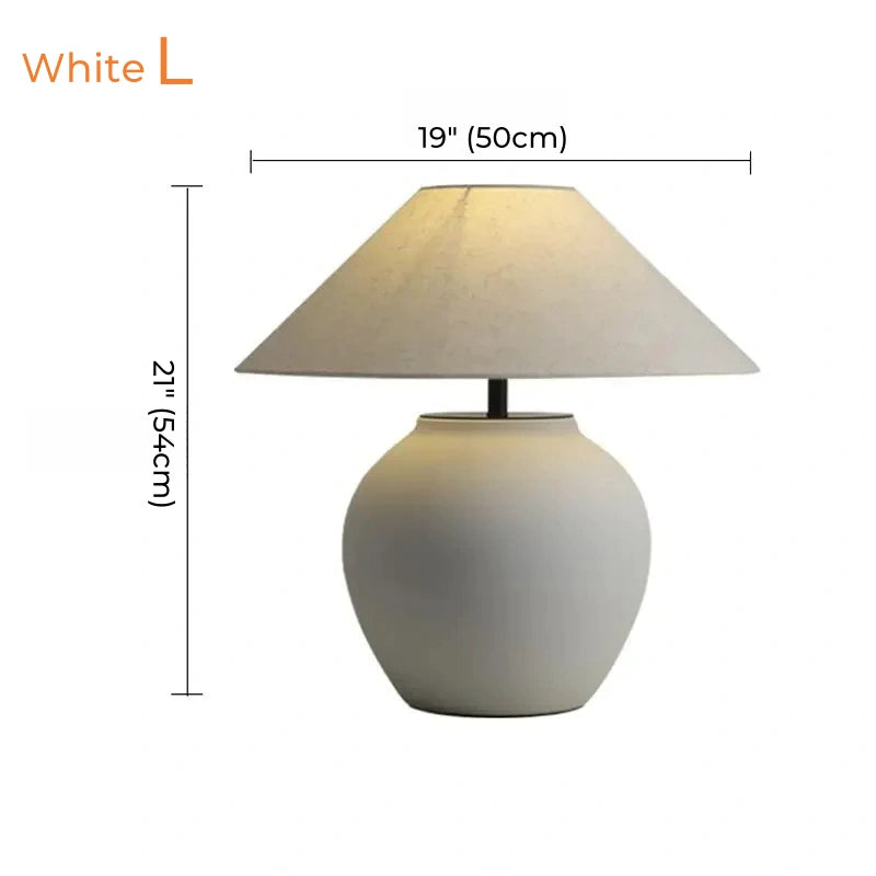 Faris Ceramic Table Lamp (18"-19")