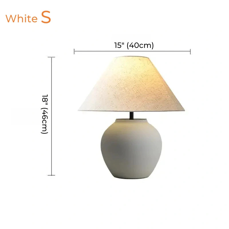 Faris Ceramic Table Lamp (18"-19")