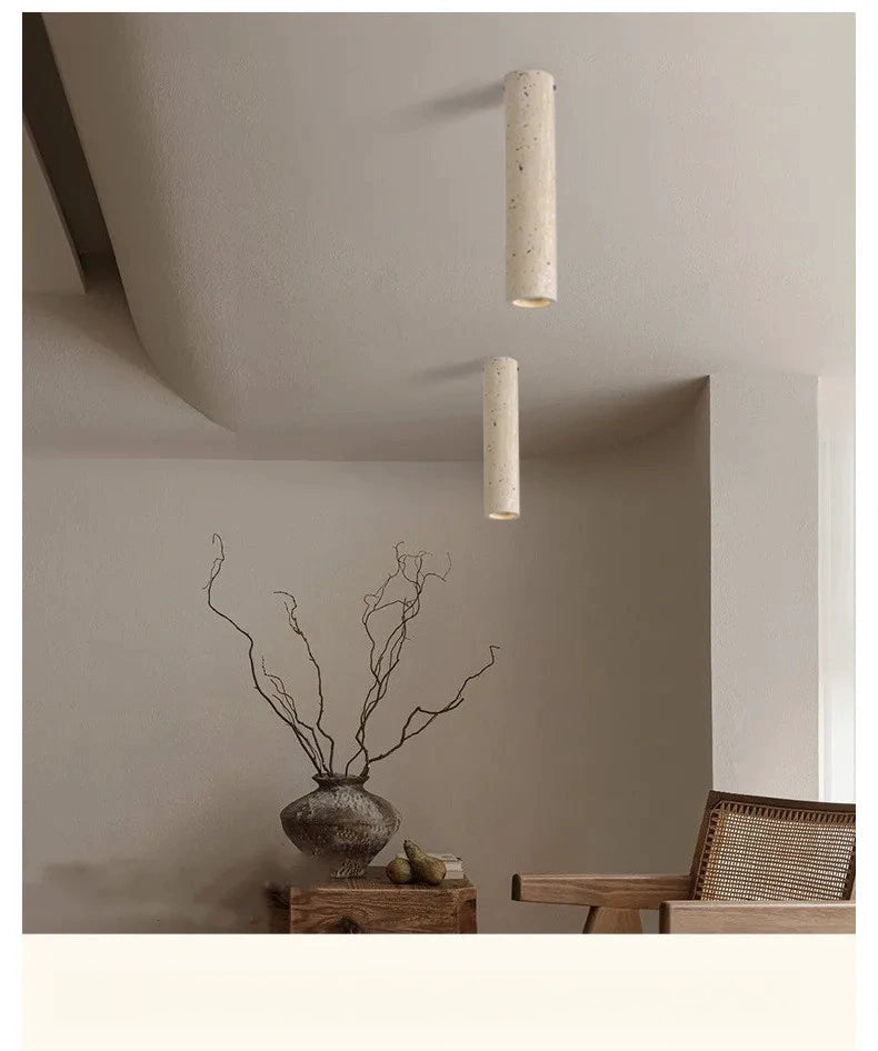 Wabi-Sabi Zylinder-Deckenlampe