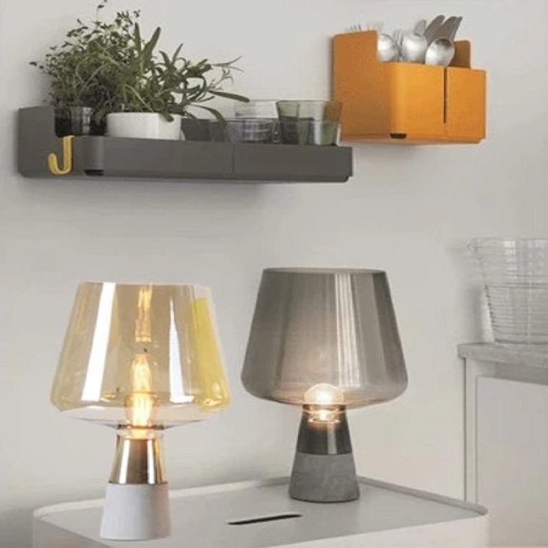 Russell Modern Glass Table Lamp