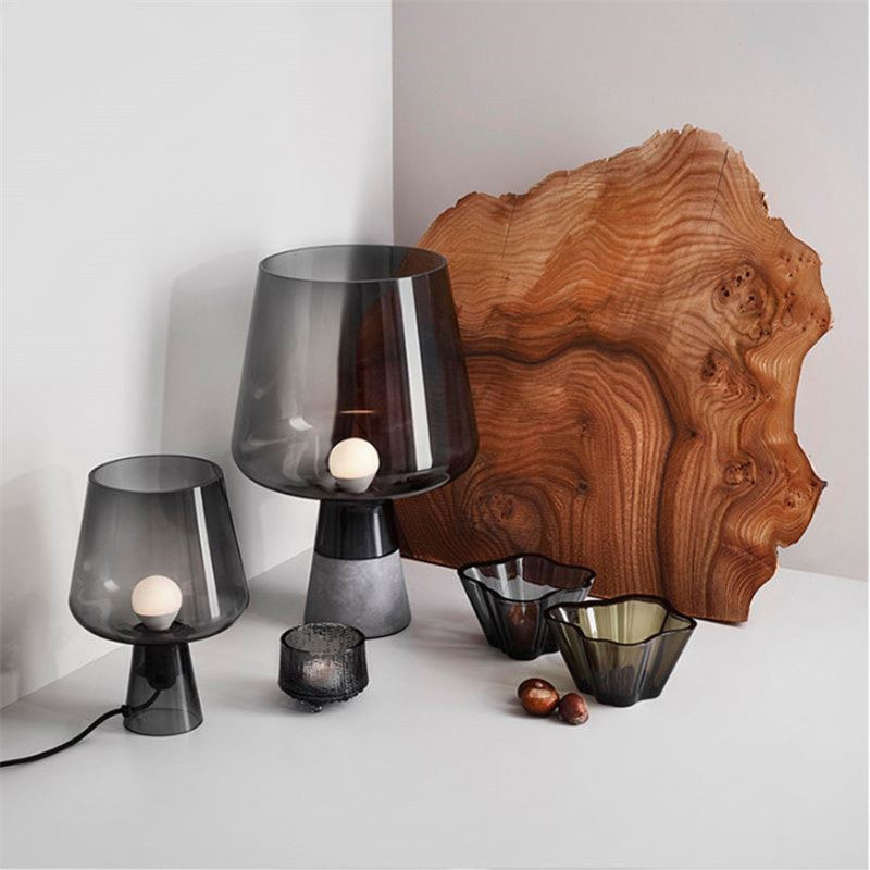 Russell Modern Glass Table Lamp