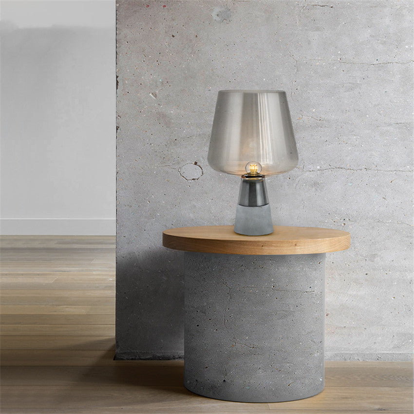 Russell Modern Glass Table Lamp