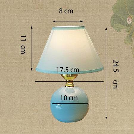 Cute Ceramic Ball Table Lamp