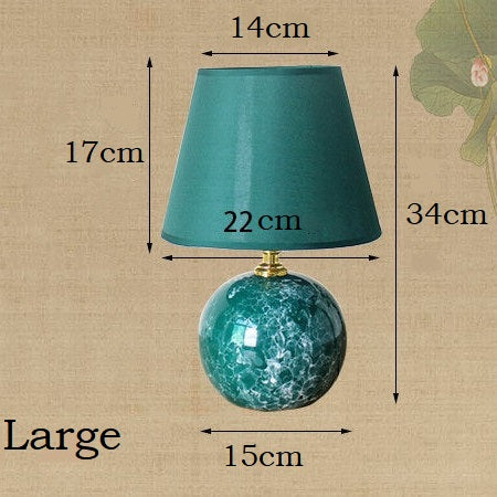 Cute Ceramic Ball Table Lamp