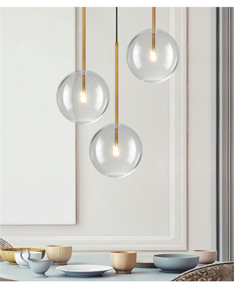 Modern Minimalist Glass Light