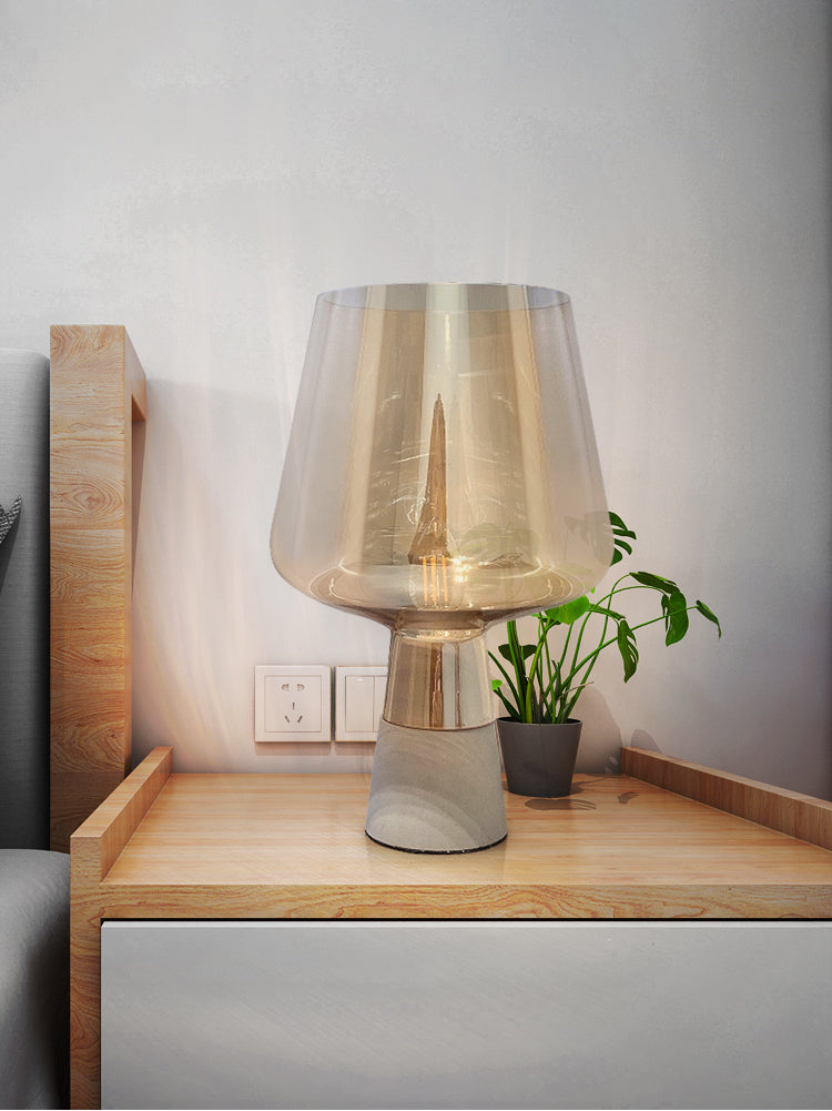 Russell Modern Glass Table Lamp