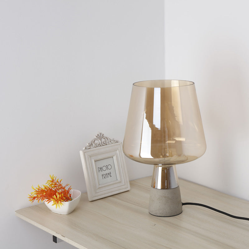 Russell Modern Glass Table Lamp