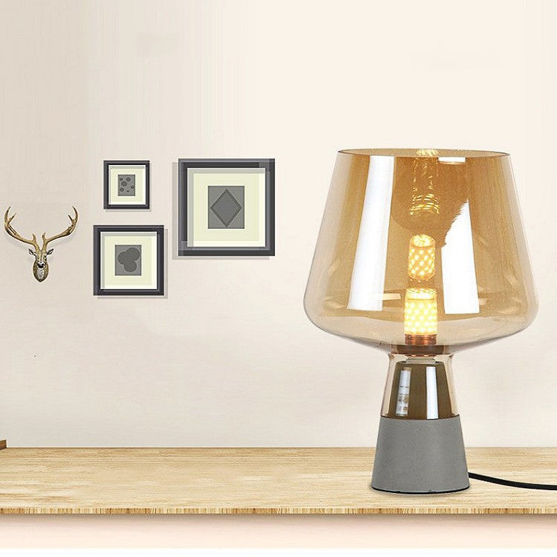 Russell Modern Glass Table Lamp