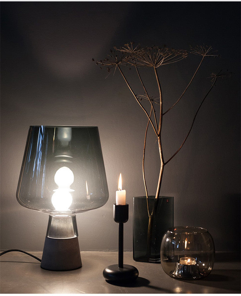 Russell Modern Glass Table Lamp