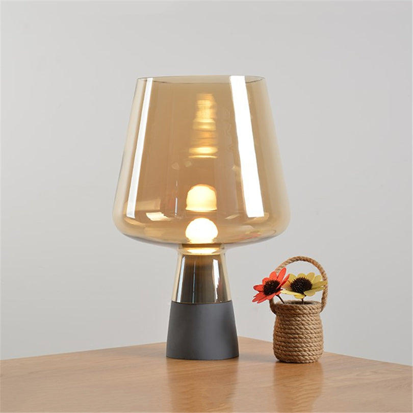 Russell Modern Glass Table Lamp