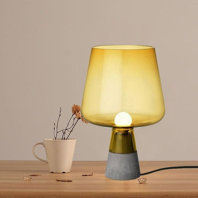 Russell Modern Glass Table Lamp