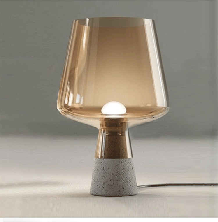 Russell Modern Glass Table Lamp