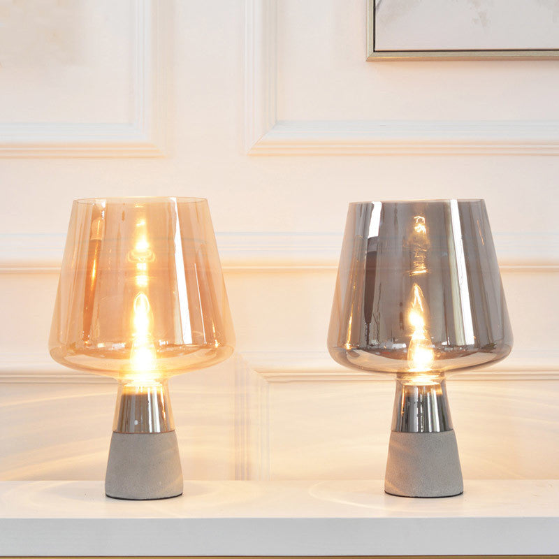 Russell Modern Glass Table Lamp