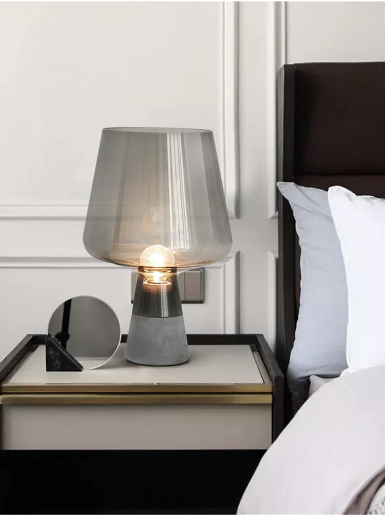 Russell Modern Glass Table Lamp