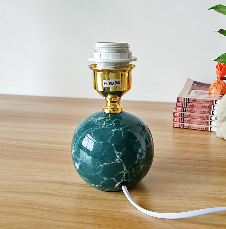 Cute Ceramic Ball Table Lamp