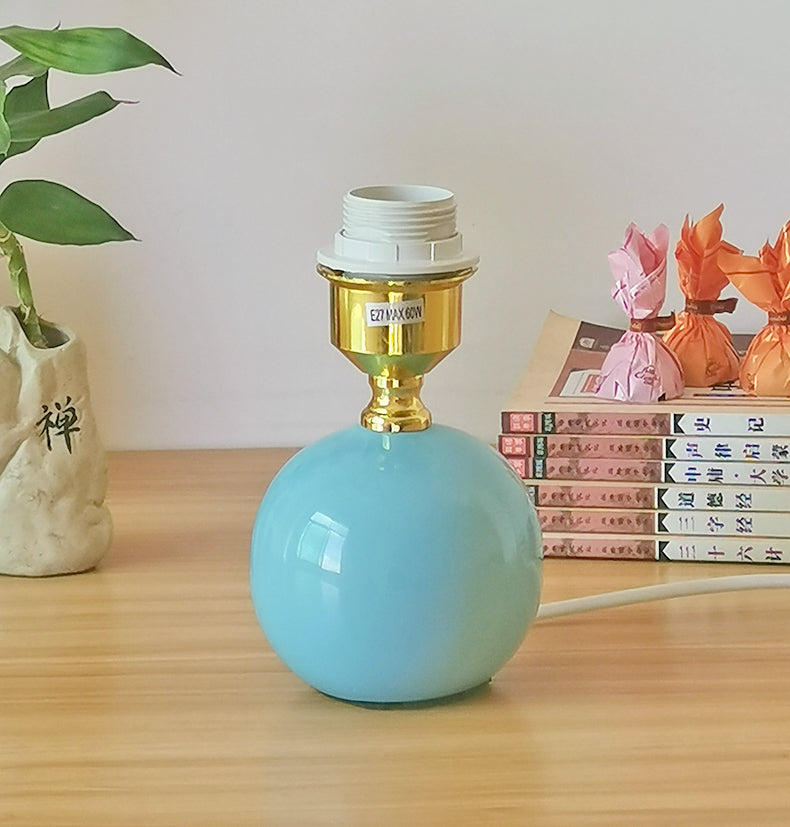 Cute Ceramic Ball Table Lamp