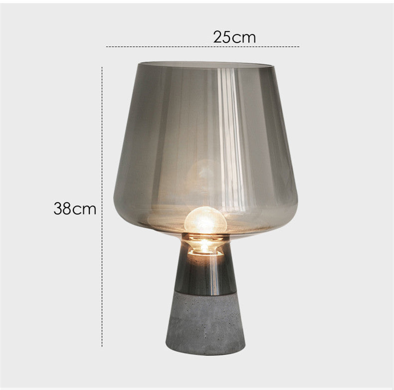 Russell Modern Glass Table Lamp