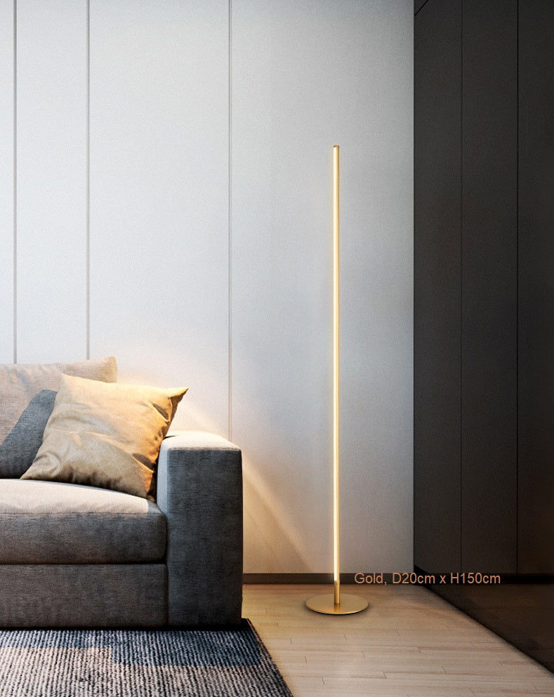 Moderne minimalistische LED-Stehlampe 