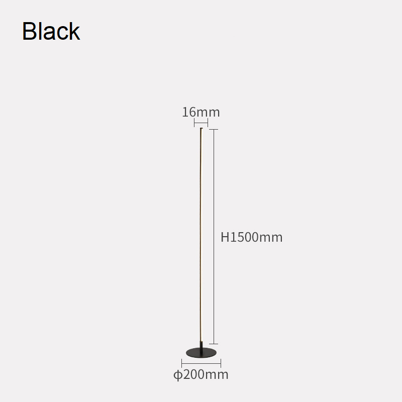 Moderne minimalistische LED-Stehlampe 