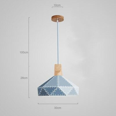 Modern Macaron Diamonds Pendant Light