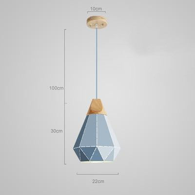 Modern Macaron Diamonds Pendant Light