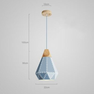 Modern Macaron Diamonds Pendant Light