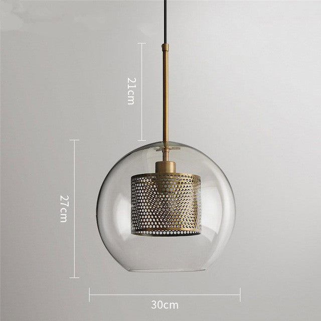 Honeycomb Glass Pendant Light