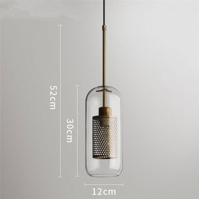 Honeycomb Glass Pendant Light