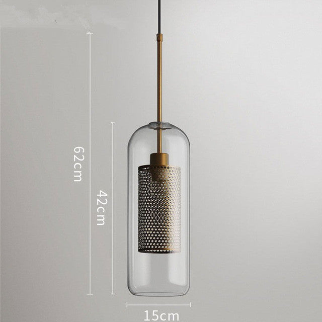 Honeycomb Glass Pendant Light