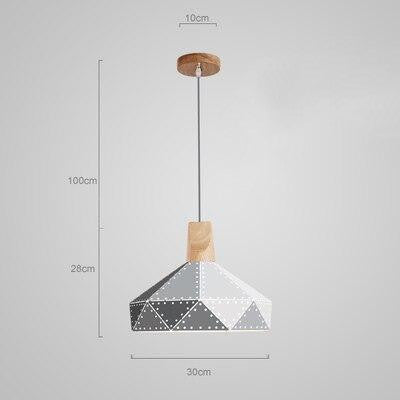 Modern Macaron Diamonds Pendant Light