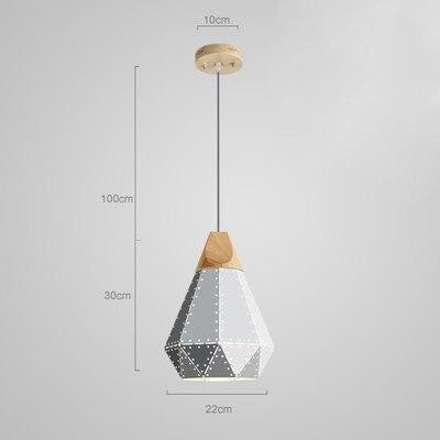 Modern Macaron Diamonds Pendant Light