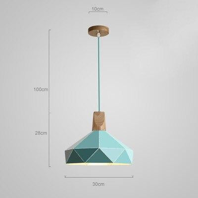 Modern Macaron Diamonds Pendant Light