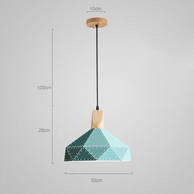 Modern Macaron Diamonds Pendant Light