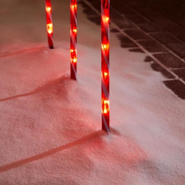 Christmas Candy Cane LED Lights Solar or USB Powered