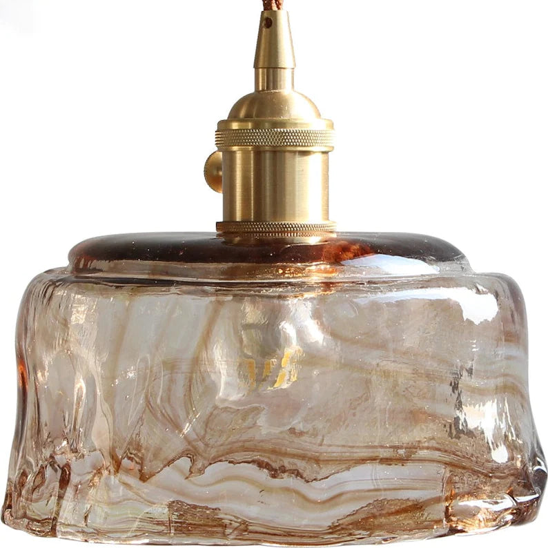 Classic Starfire Glass Table Pendant Light