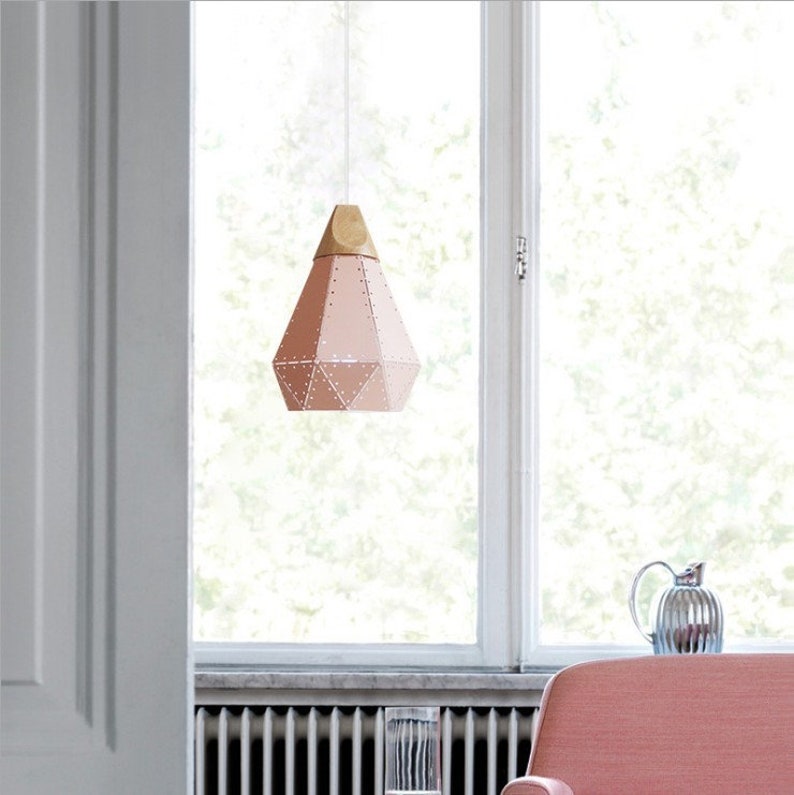 Modern Macaron Diamonds Pendant Light