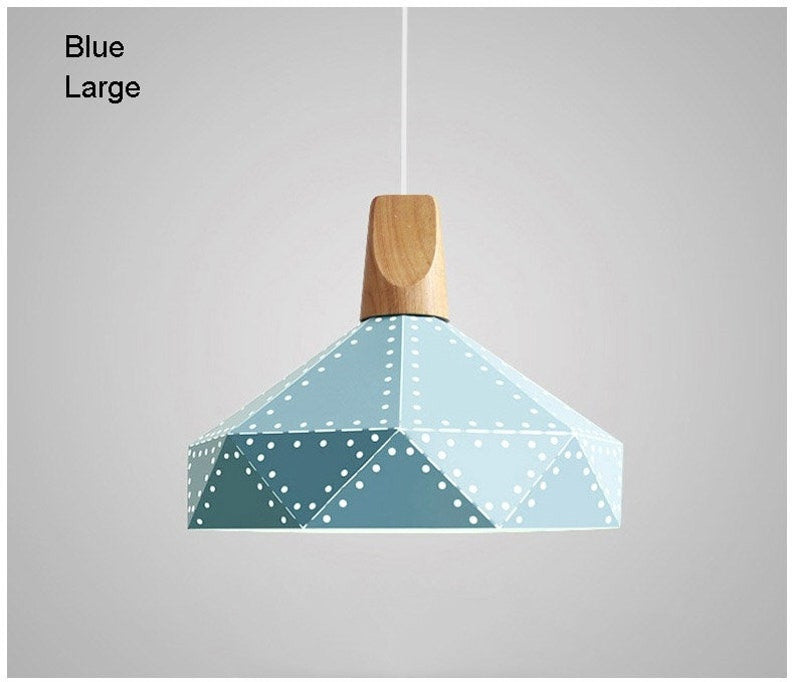 Modern Macaron Diamonds Pendant Light