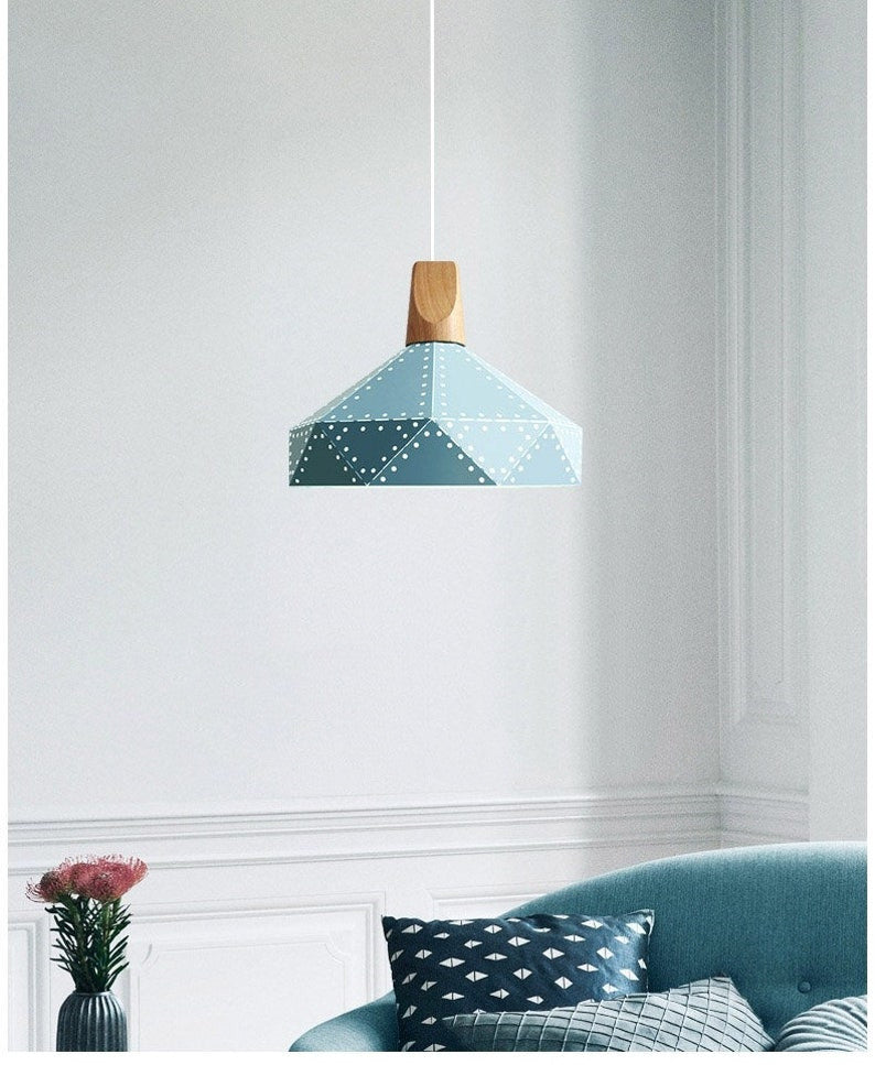 Modern Macaron Diamonds Pendant Light