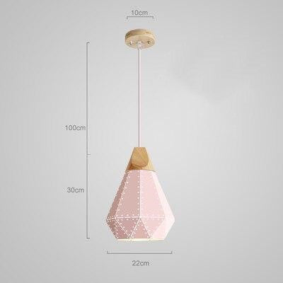 Modern Macaron Diamonds Pendant Light