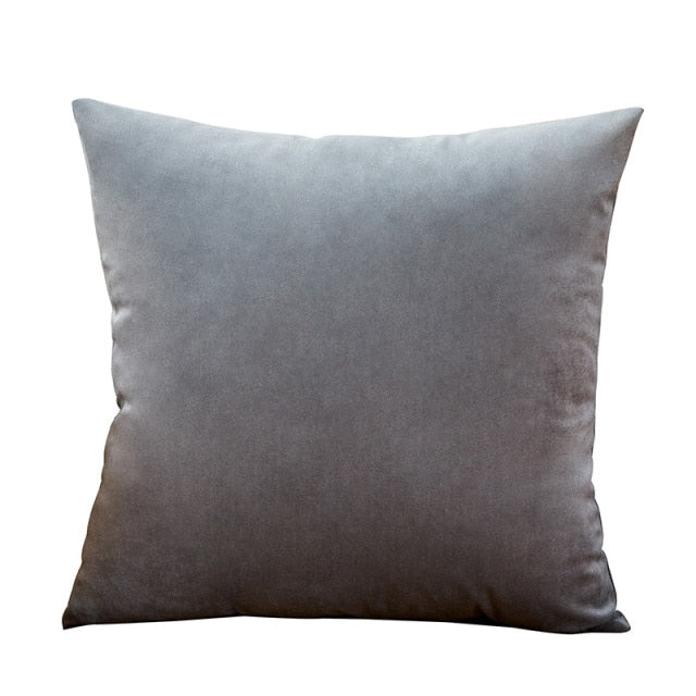 Blue Velvet Throw Pillow