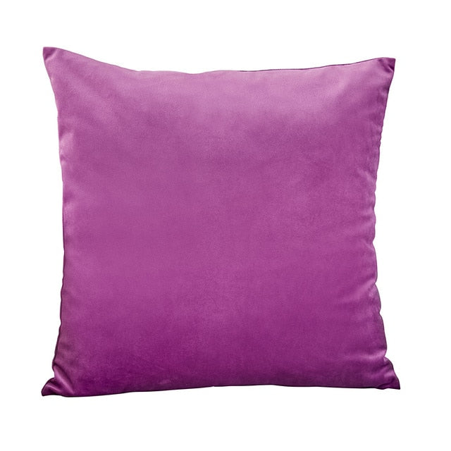 Blue Velvet Throw Pillow