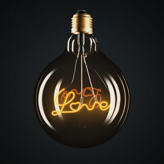 Love Me Love My Dog Edison Light Bulb,  Indoor Outdoor