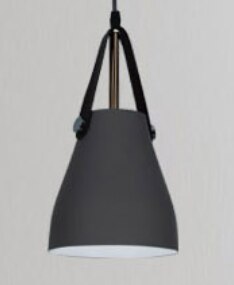 Leather Strap Bell Modern Pendant Light