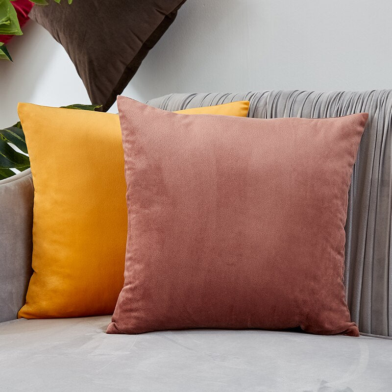 Velvet Throw Pillows