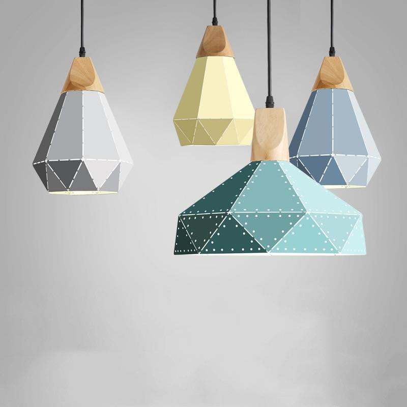 Modern Macaron Diamonds Pendant Light