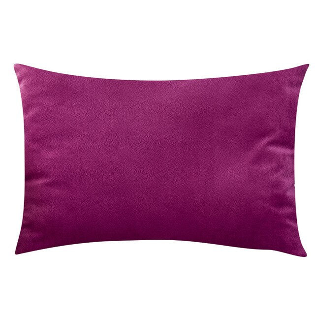 Multi-Colored Velvet Throw Pillow