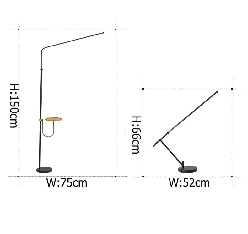 Modern Minimalist LED Floor Table Lamp