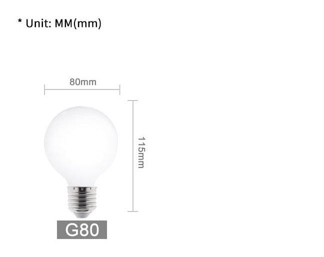 Milk White Energy Efficient LED Bulbs